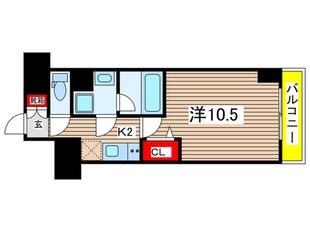 ｼﾞｪﾉｳﾞｨｱ新横浜ｽｶｲｶﾞｰﾃﾞﾝ(1005)の物件間取画像